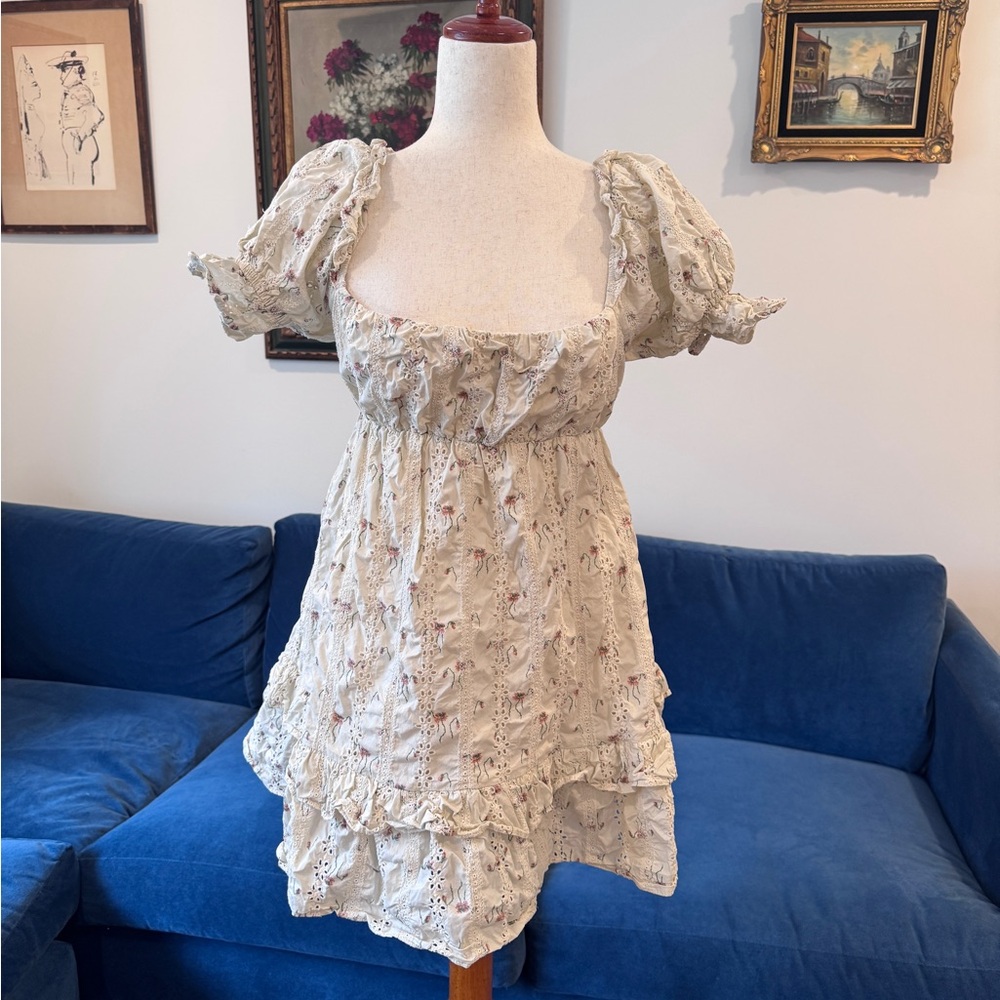 Storia Women’s Floral Ruffle‎ Dress Size small